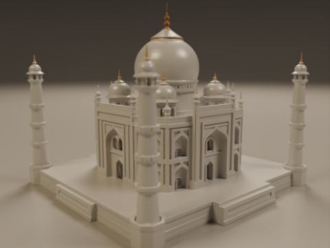 Taj mahal Modèles 3D en vedette