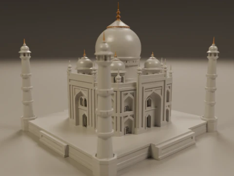 Taj mahal 3D Print Model