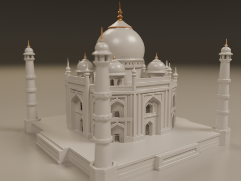 Taj mahal Modèles 3D en vedette