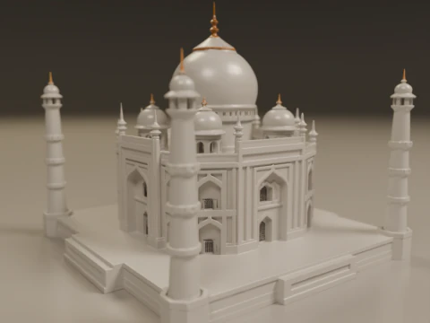 Taj mahal 3D Print Model