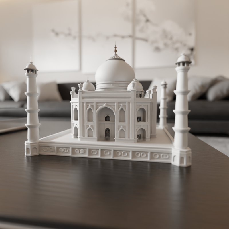Taj mahal 3D प्रिंट मॉडल .c4d .max .obj .3ds .fbx .stl .blend