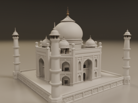 Taj mahal 3D प्रिंट मॉडल