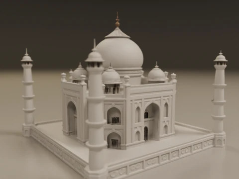 Taj mahal 3D Print Model