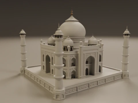 Taj mahal 3D Print Model