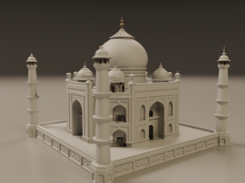 Taj mahal 3D प्रिंट मॉडल