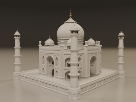 Taj mahal 3D प्रिंट मॉडल
