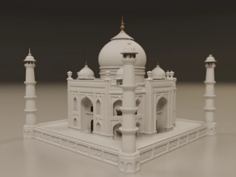 Taj mahal 3D Print Model
