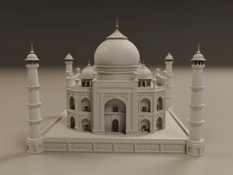 Taj mahal 3D Print Model