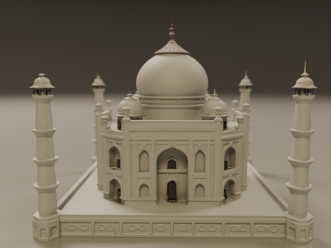Taj mahal 3D प्रिंट मॉडल