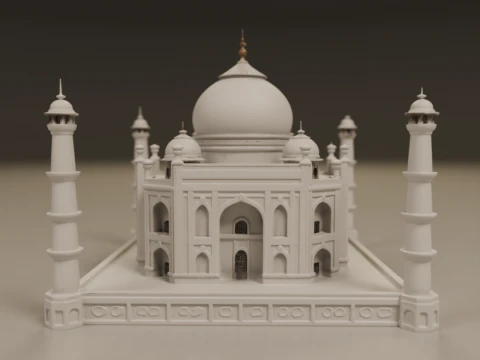 Taj mahal 3D Print Model