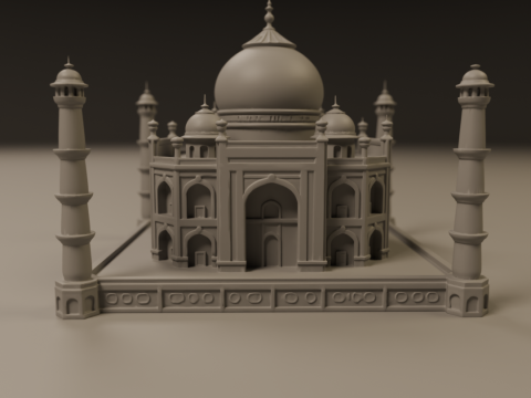 Taj mahal 3D प्रिंट मॉडल