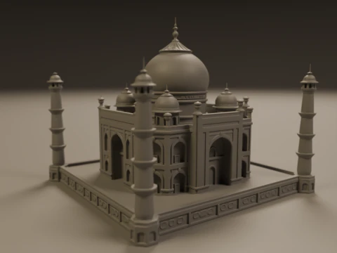 Taj mahal 3D Print Model
