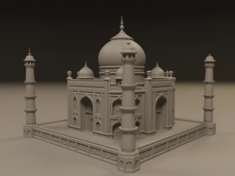 Taj mahal 3D Print Model