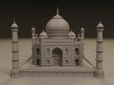 Taj mahal 3D Print Model