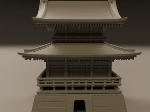 Japanese temple Modello di stampa 3D