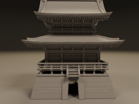Japanese temple Modello di stampa 3D