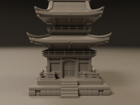 Japanese temple Modelo de Impressão 3D
