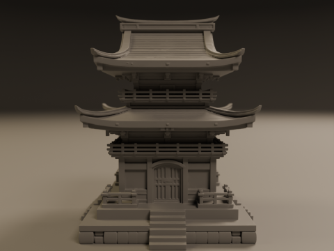 Japanese temple Modelo de Impressão 3D