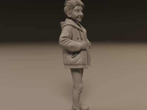 Kleiner Junge 3D Druckmodell