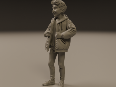 Kleiner Junge 3D Druckmodell