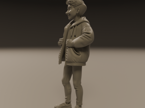 Kleiner Junge 3D Druckmodell