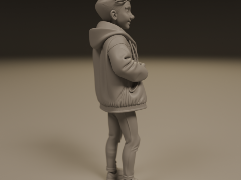 Kleiner Junge 3D Druckmodell