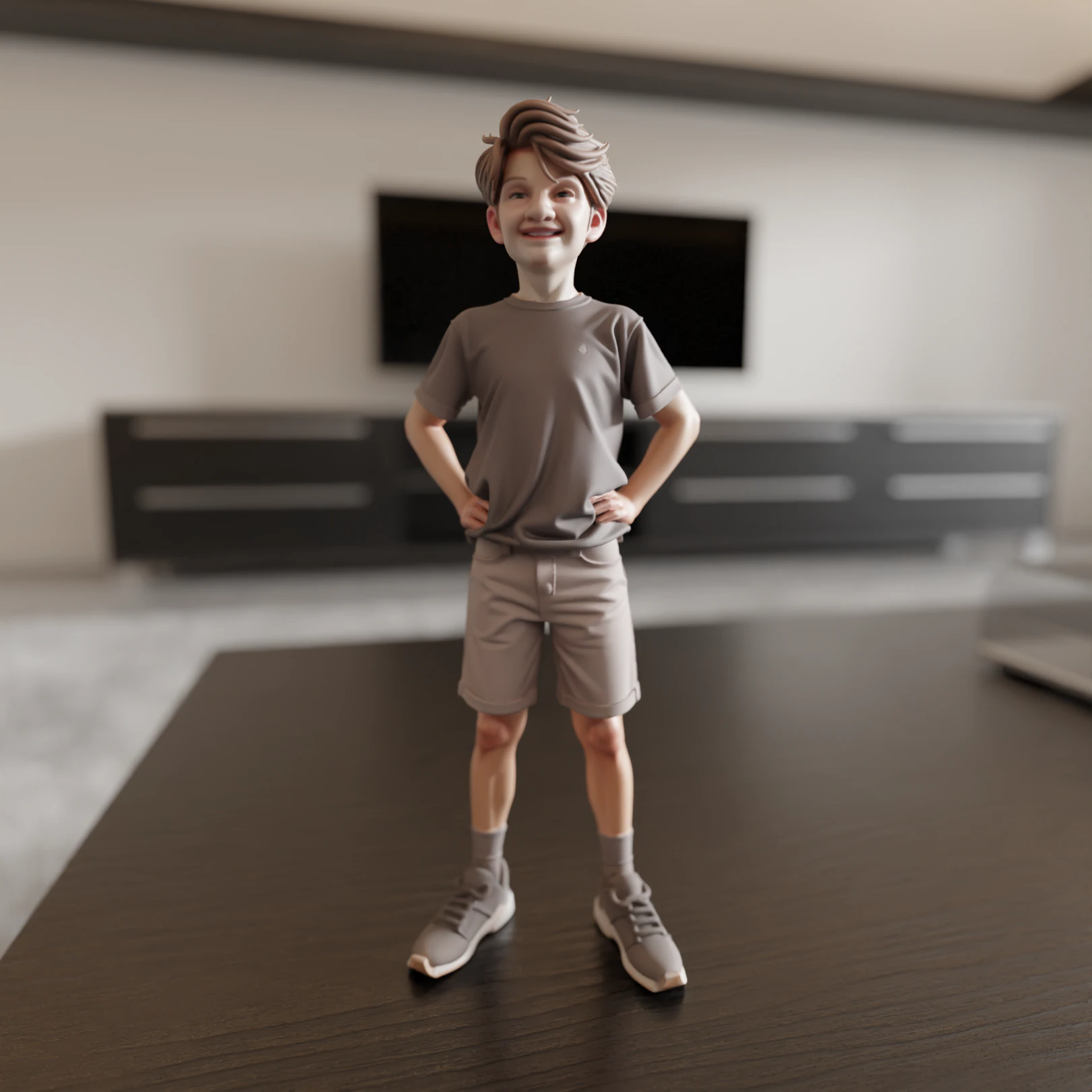 Young boy 3D Print Model .c4d .max .obj .3ds .fbx .stl .blend 