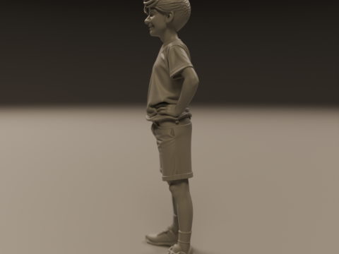 Young boy 3D Принт Модель