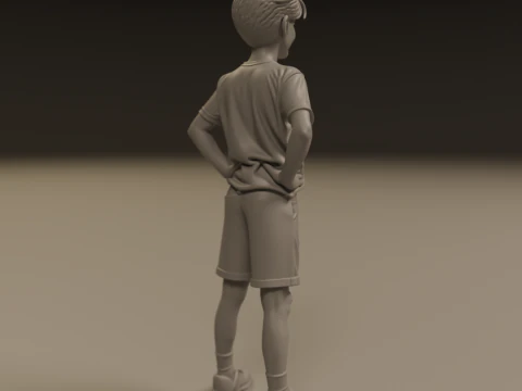 Young boy 3D Print Model