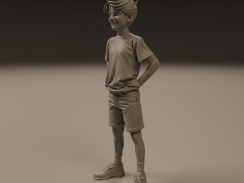 Young boy 3D Принт Модель
