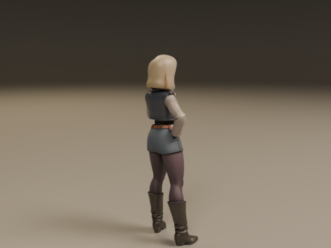 Android 18 3D printmodel