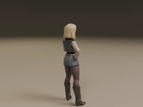 Android 18 3D Print Model