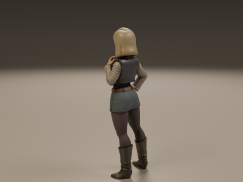 Android 18 3D printmodel