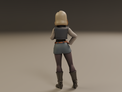 Android 18 3D printmodel