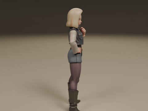 Android 18 3D printmodel