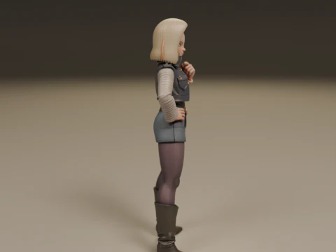 Android 18 3D Print Model