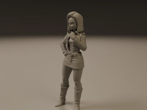 Android 18 3D Print Model
