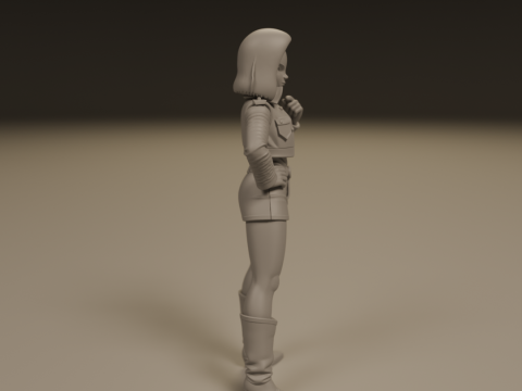 Android 18 3D printmodel