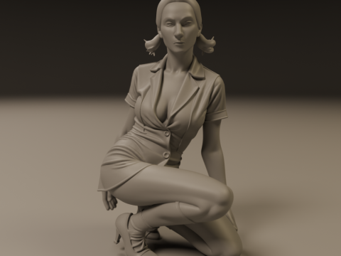 Pin-up 3D Print Model