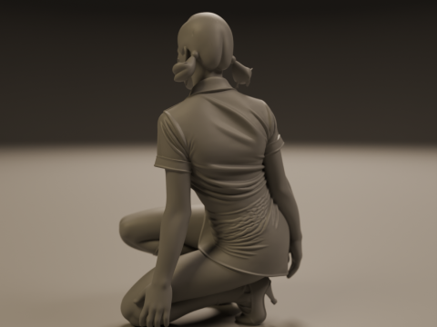 Pin-up 3D Print Model