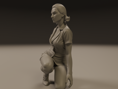 Pin-up 3D Print Model