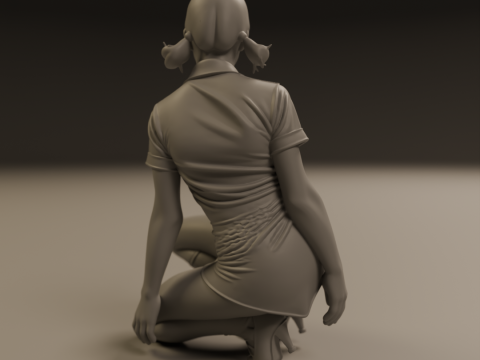 Pin-up 3D Print Model