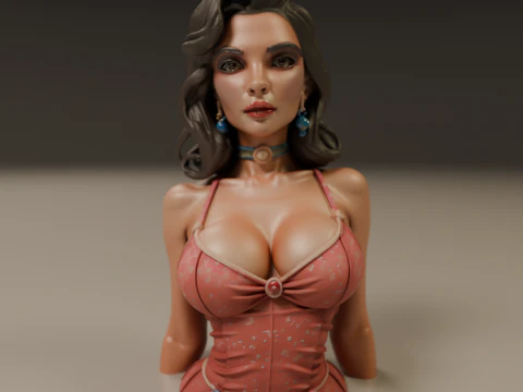 Pin-up Model Cetak 3D