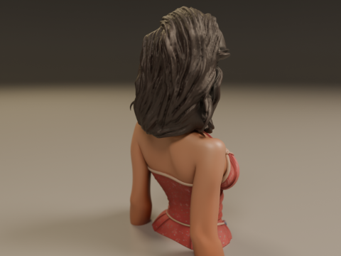Pin-up 3D 打印模型