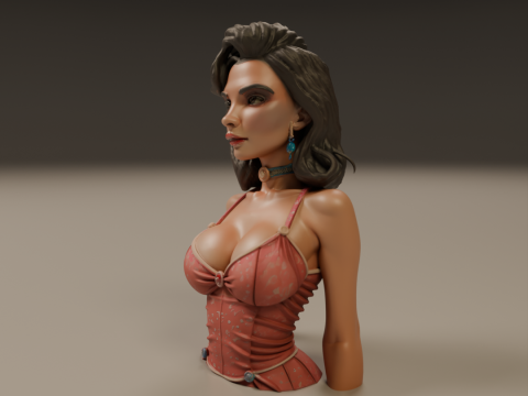 Pin-up 3D 打印模型