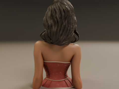 Pin-up 3D 打印模型