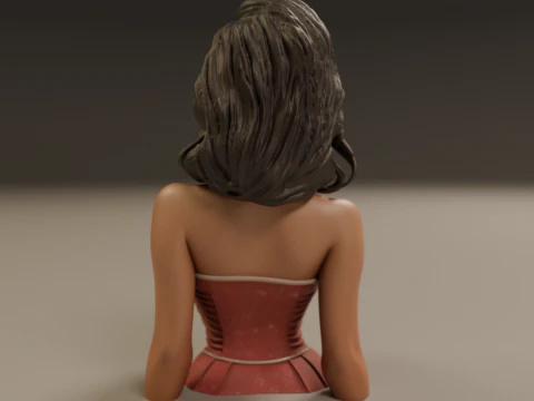 Pin-up 3D Print Model