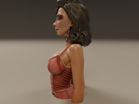 Pin-up 3D 打印模型