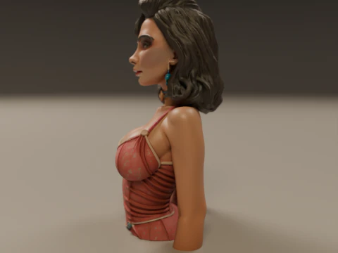 Pin-up 3D Print Model
