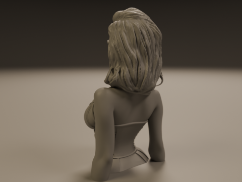 Pin-up 3D 打印模型
